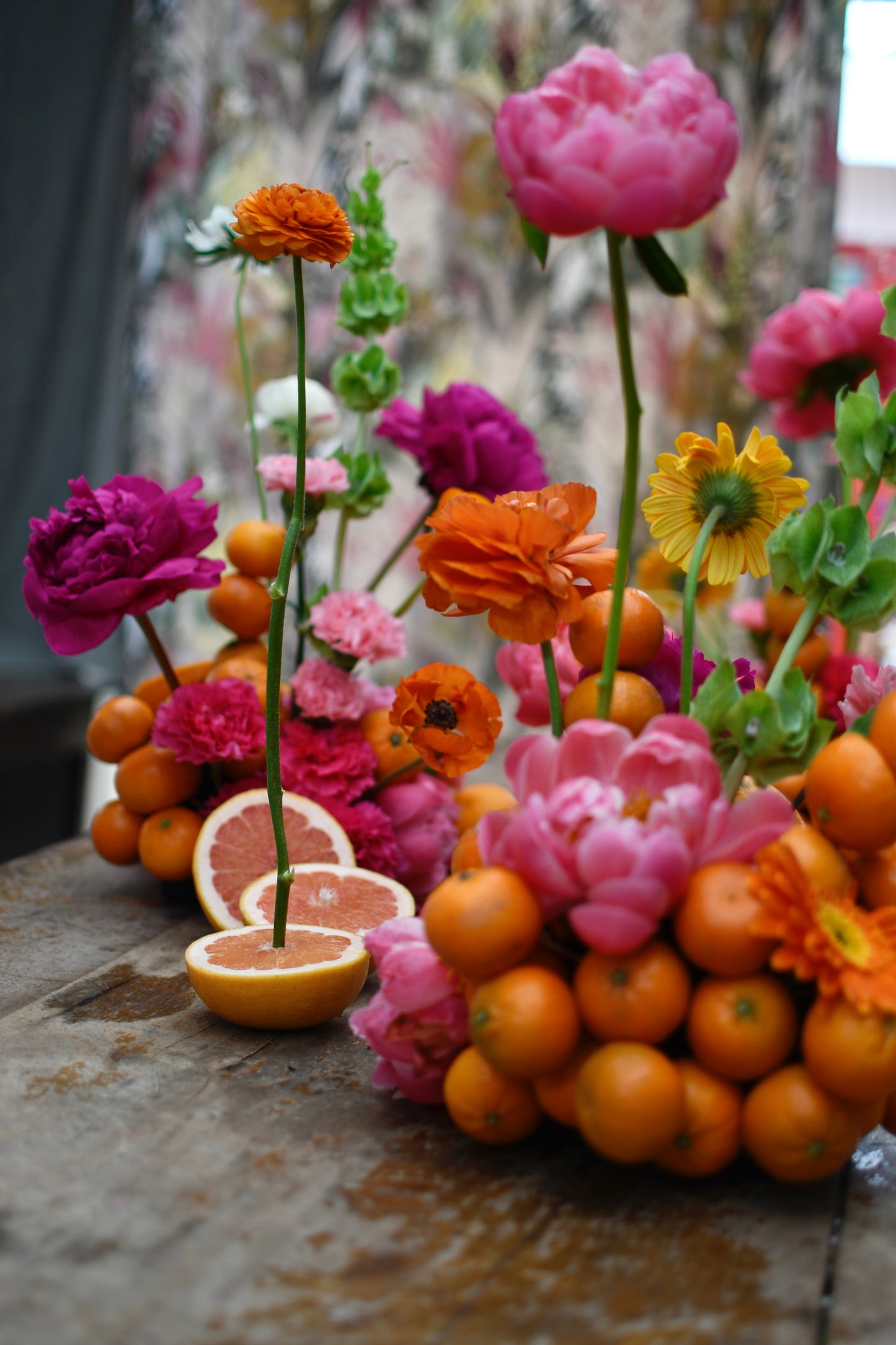 curso flores y frutas