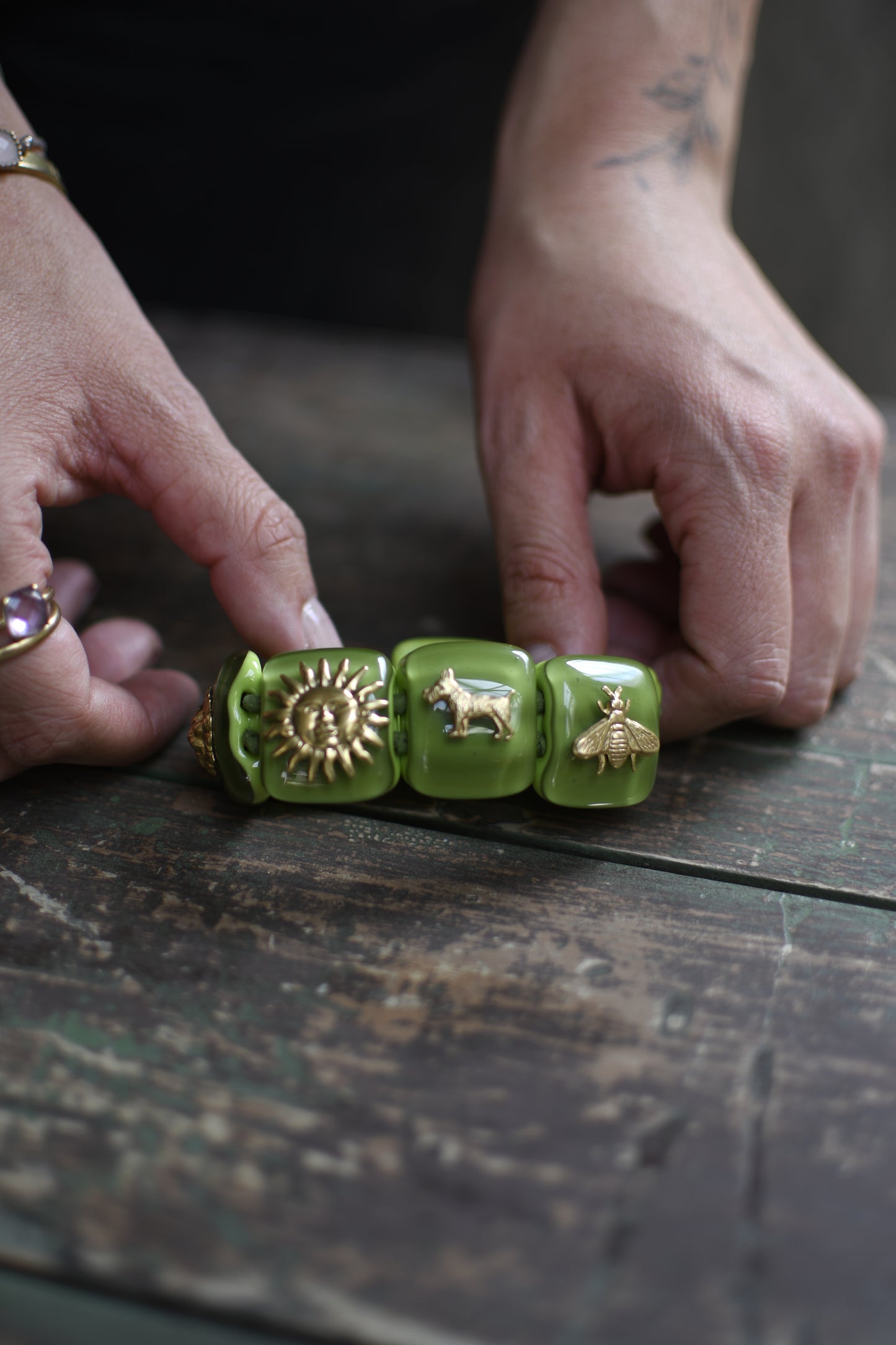 pulsera cuadrada chica