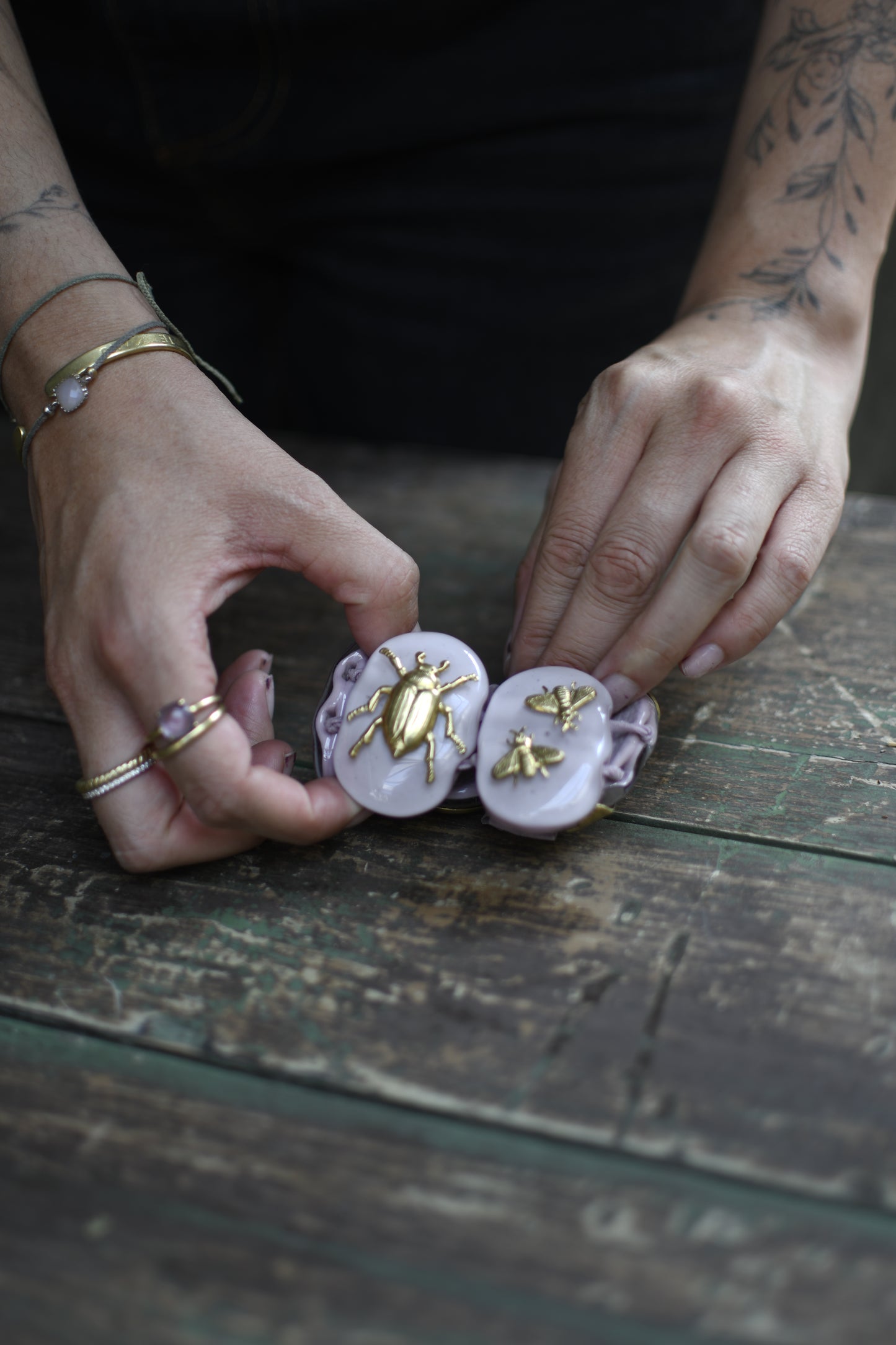 pulsera ovalada grande