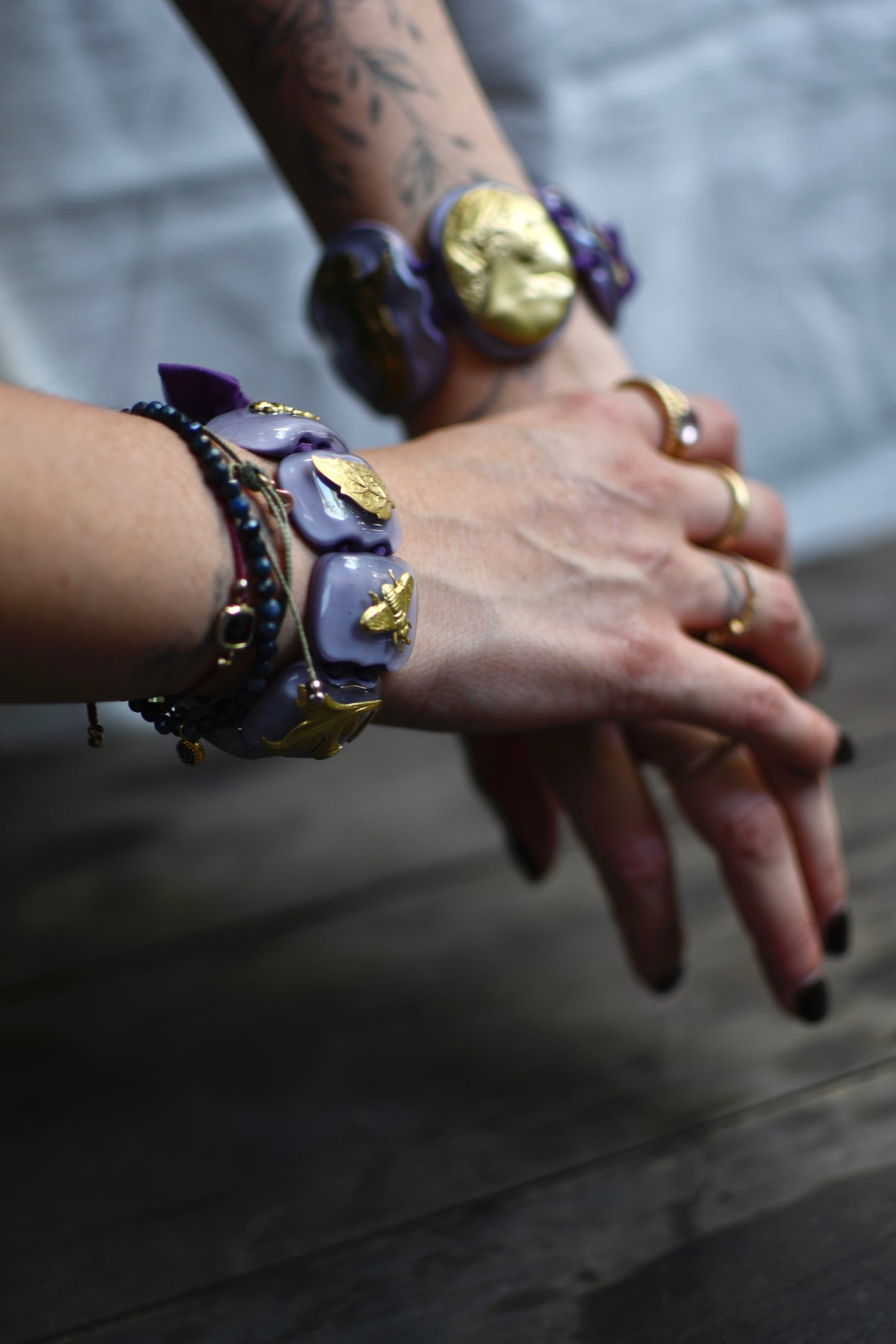 pulsera ovalada grande
