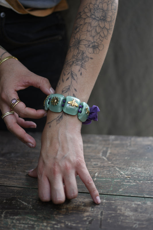 pulsera cuadrada chica