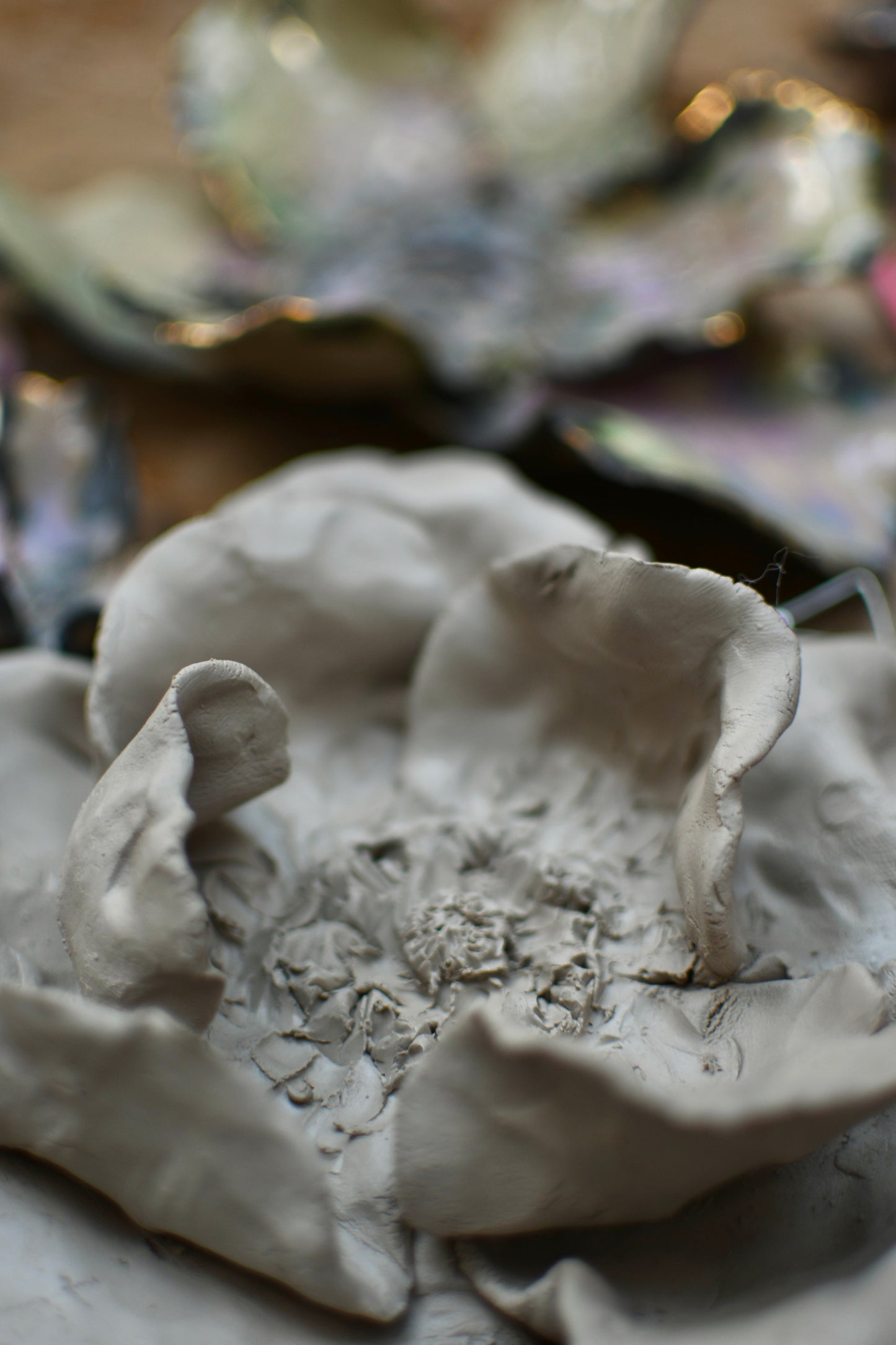curso flor de ceramica