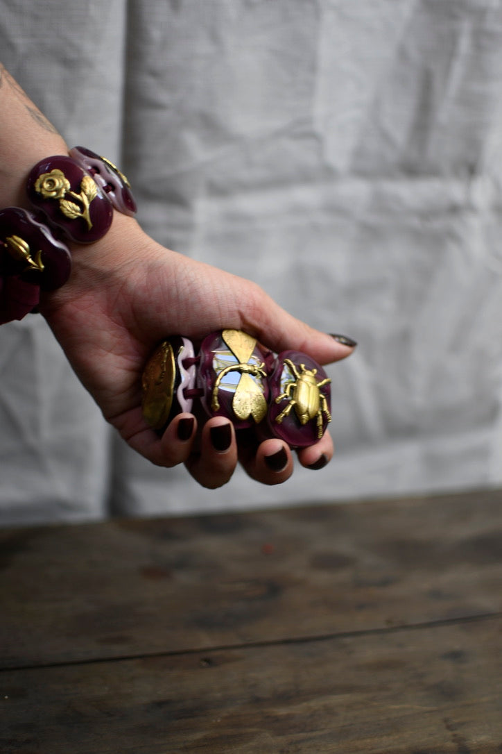 pulsera ovalada grande